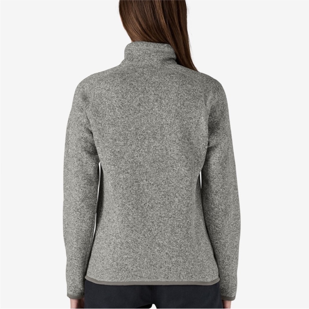Patagonia Women’s Better Sweater Quarter Zip Fleece Light, Gray Heather, Large - Picture 15 of 16